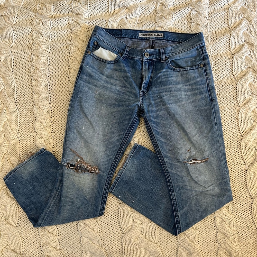 Express Kingston Classic Fit Straight Leg Jean